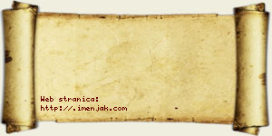 Jovana Panjković vizit kartica